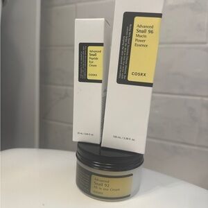 COSRX Advanced Snail Skincare Set - Black and White